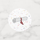 色はっきりした付きパターン コンフェッティ (スモール正面)