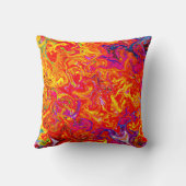 色はっきりした抽象デザイン クッション (裏面)