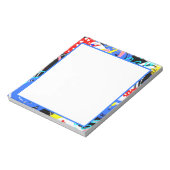 色はっきりした抽象芸術 ノートパッド (回転)