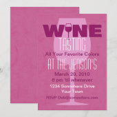 色はワお気に入りのインテイスティング招待状 招待状 (正面/裏面)