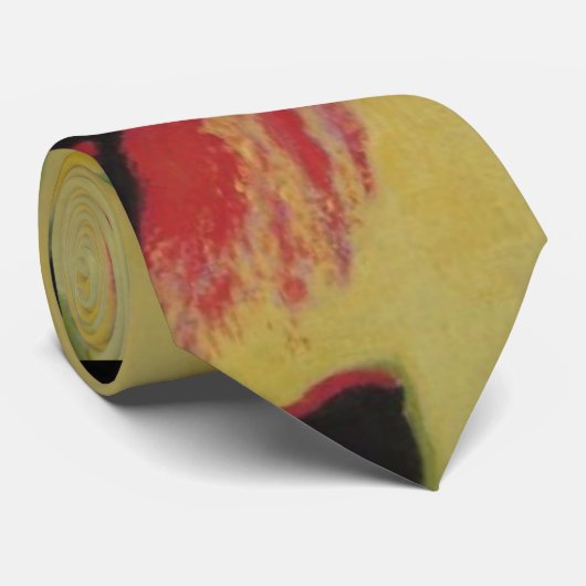 色は元の抽象美術のデザインをはねかけます ネクタイ (ロール)