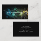 色は写真撮影の名刺に点を打ちます 名刺 (正面/裏面)