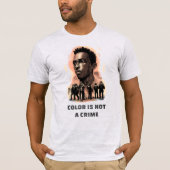 色は犯罪ではない – 社会正義認識度 Tシャツ (正面)