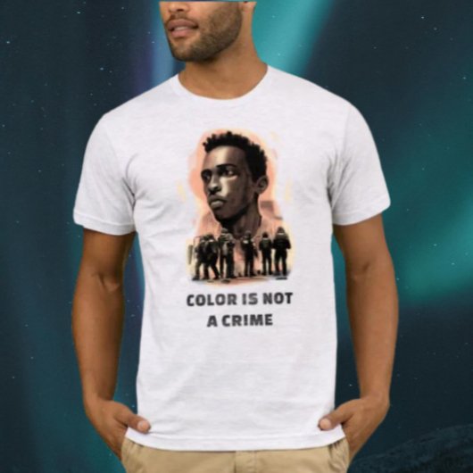 色は犯罪ではない – 社会正義認識度 Tシャツ