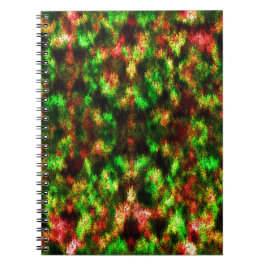 色は緑、黄色から赤の羽。 ノートブック