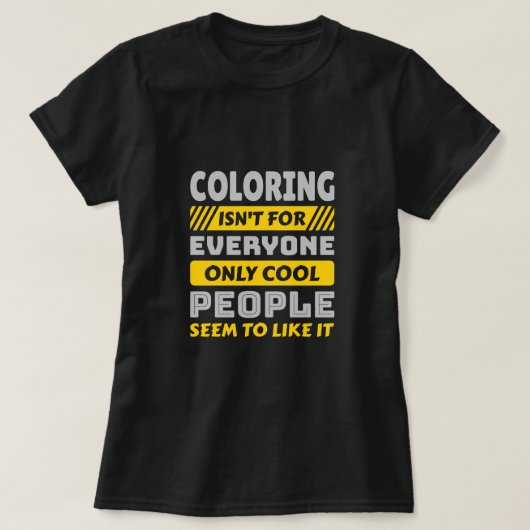 色は誰のためではない – おもしろい Colorist Tシャツ (デザイン正面)