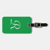 色または緑のモノグラムバッグの選択 ラゲッジタグ (正面横)