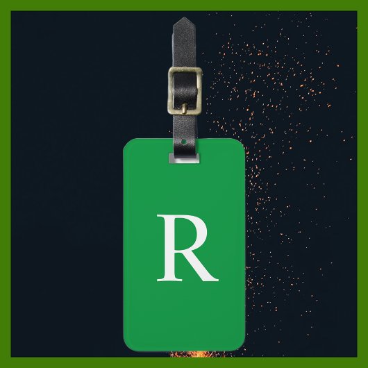 色または緑のモノグラムバッグの選択 ラゲッジタグ