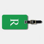 色または緑のモノグラムバッグの選択 ラゲッジタグ (正面横)