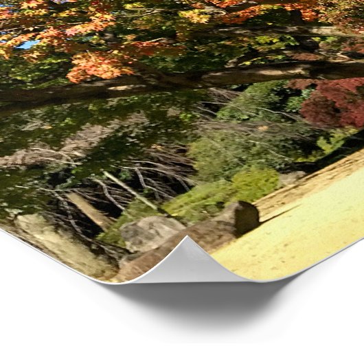 色もみじの木 ポスター (角)