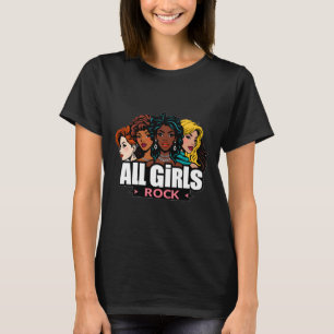 色もレースも全ての女の子ロックじゃない! Tシャツ