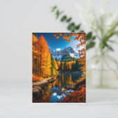 色や葉秋が変化し始めるにつれて シーズンポストカード (スタンド正面)