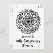 色をつけろ！マンダラインスピレーション葉書 ポストカード (正面/裏面)