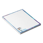 色をカスタマイズする鉛筆ドルフィンジャンプ ノートパッド (アングル)