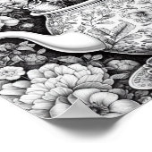 色を付かわいらしける ポスター (角)