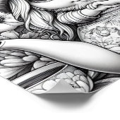 色を付かわいらしける ポスター (角)