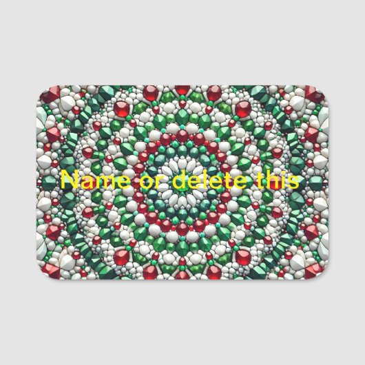 色を付けた名前タイタリアング 名札 (正面)