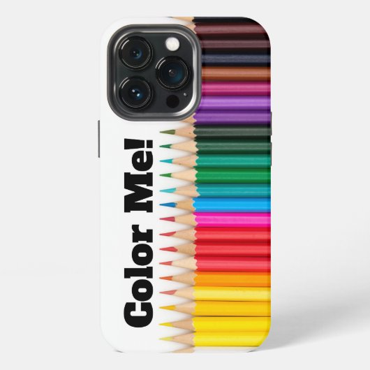 「色を付けて！」 携帯カスタマイズ電話ケース iPhoneケース (裏面)