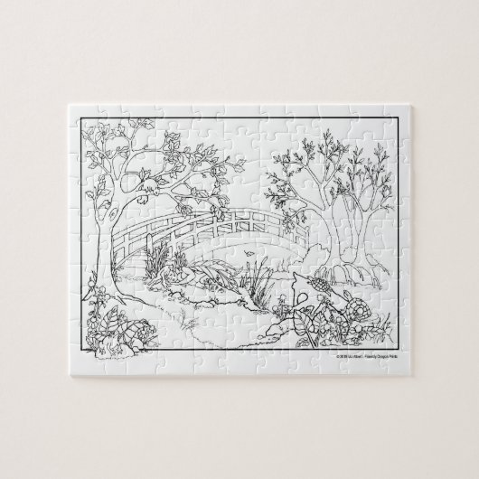 色を付けて!自分のギフトユニークアイテムを作る ジグソーパズル (横)