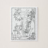 色を付けて!自分のギフトユニークアイテムを作る ジグソーパズル (縦)