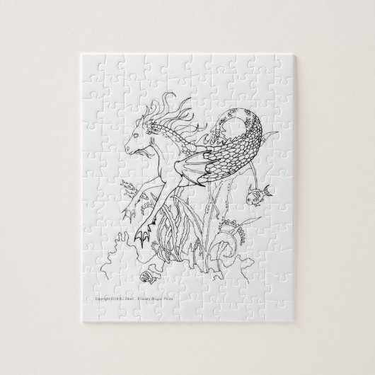 色を付けて！自分のギフトユニークアイテムを作る ジグソーパズル (縦)