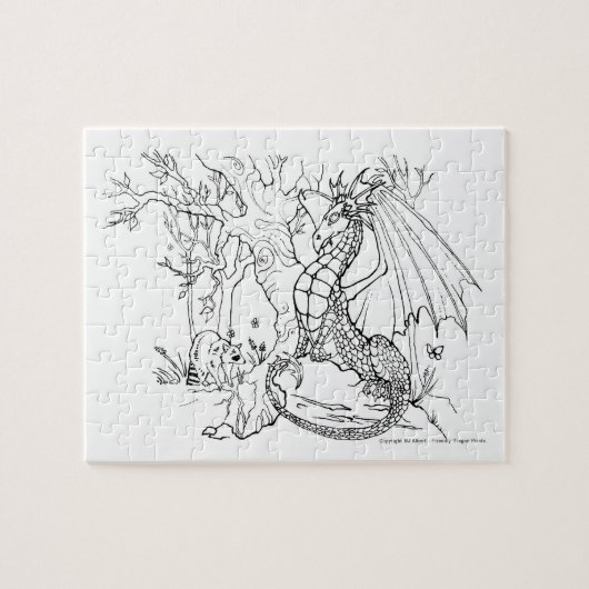 色を付けて!自分のギフトユニークアイテムを作る ジグソーパズル (横)