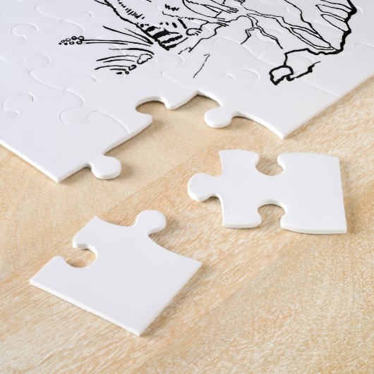 色を付けて！自分のギフトユニークアイテムを作る ジグソーパズル (側面)