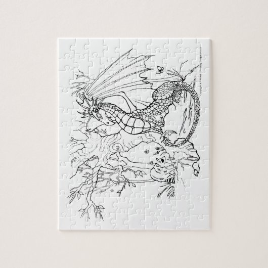 色を付けて!自分のギフトユニークアイテムを作る ジグソーパズル (縦)