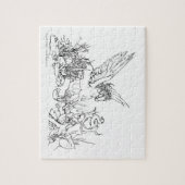 色を付けて!自分のギフトユニークアイテムを作る ジグソーパズル (縦)