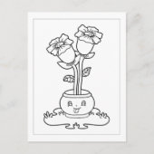 色を付けるダブルダッフォジル |アクティビティカード ポストカード (正面)