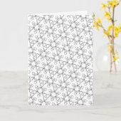 色を付ける星と矢印グリーティングカード カード (黄色い花)