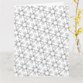 色を付ける星と矢印グリーティングカード カード (黄色い花)