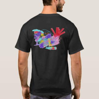 色を付熱狂するける Tシャツ