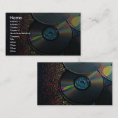 色を反映するコンパクトディスク 名刺 (正面/裏面)