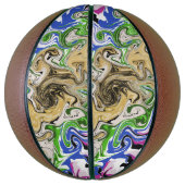 色を変える バスケットボール (縦)