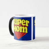 色を変すごいえる母スーパーヒーロー母の日 モーフィングマグカップ (正面左)