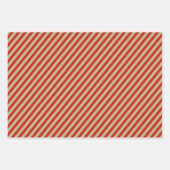 色を変更するクリスマスキャンディーキストライプング2 ラッピングペーパーシート (正面)