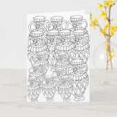 色を変更するグリーティングカード カード (黄色い花)