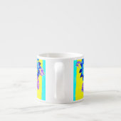 色を変更するWackyひまわり エスプレッソカップ (裏面)