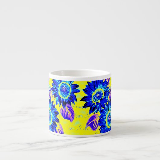 色を変更するWackyひまわり エスプレッソカップ (正面)