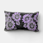 色を変更するWackyひまわり ランバークッション (裏面)