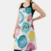 色を抜け出すなかわいらしい エプロン (インサイチュ)