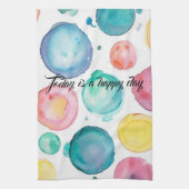 色を抜け出すなかわいらしい キッチンタオル (縦)