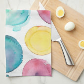 色を抜け出すなかわいらしい キッチンタオル (四つ折り)