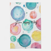 色を抜け出すなかわいらしい キッチンタオル (縦)