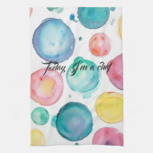 色を抜け出すなかわいらしい キッチンタオル (縦)