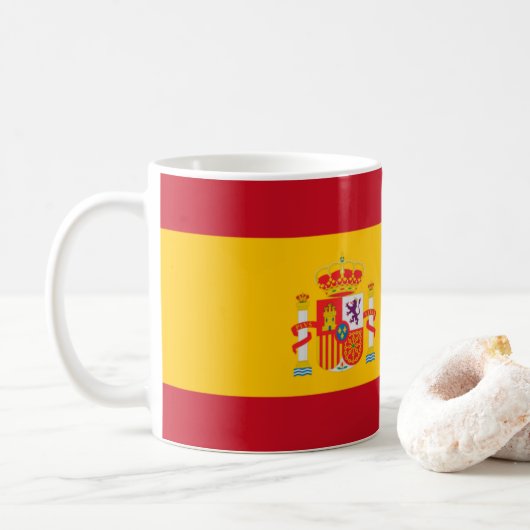 色を披露しよう - スペイン コーヒーマグカップ (ドーナツ)
