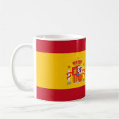 色を披露しよう - スペイン コーヒーマグカップ (左)