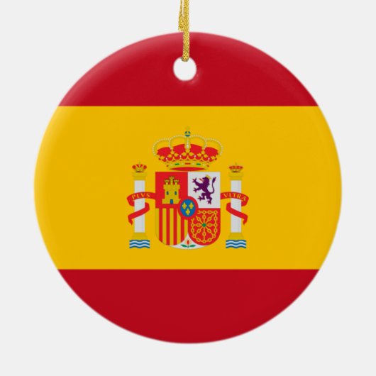 色を披露しよう - スペイン セラミックオーナメント (裏面)
