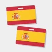 色を披露しよう - スペイン バッジ (正面＆裏面)